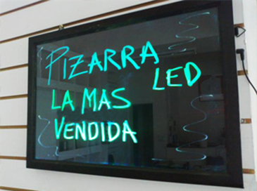 Pizarra Fluorescente luz, Pizarra LEd, Pizarra Fluorescente